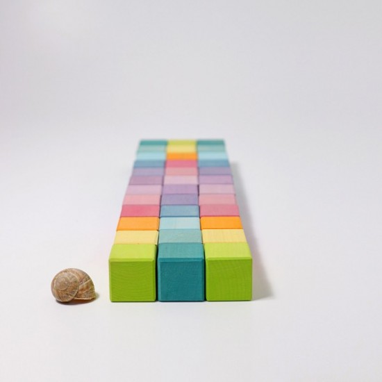 Grimms 36 Cubes Puzzle - Pastel