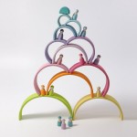 Grimms 12 Piece Tunnel - Pastel 