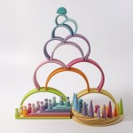 Grimms 12 Piece Tunnel - Pastel 