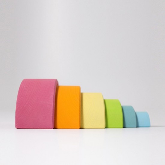 Grimms 6 Piece Tunnel - Pastel 