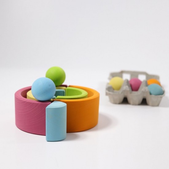 Grimms 6 Piece Tunnel - Pastel 