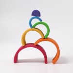 Grimms 6 Piece Tunnel - Rainbow