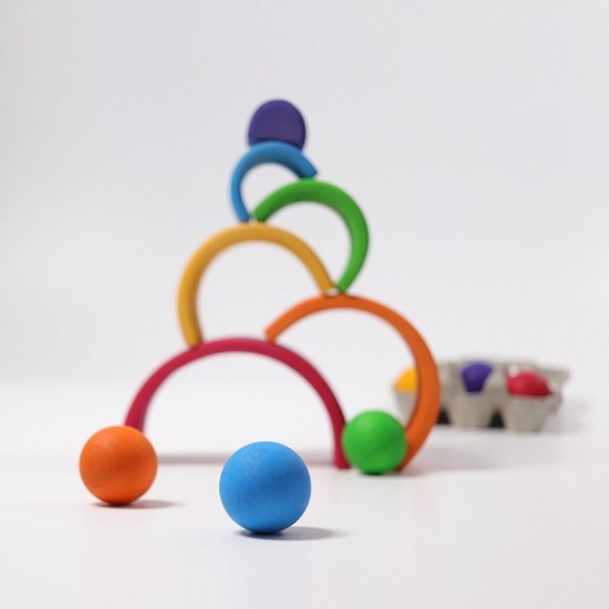 Grimms 6 Piece Tunnel - Rainbow