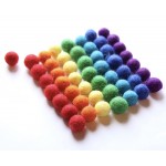 Treasures From Jennifer Rainbow Wool Balls