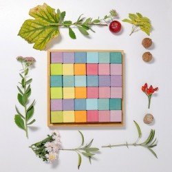 Grimms 36 Cubes Puzzle - Pastel