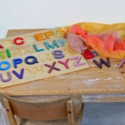 Grimms Alphabet ABC Board