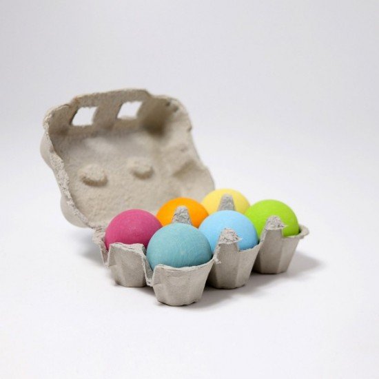 Grimms 6 Large Balls - Pastel