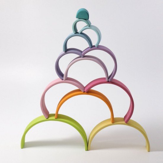 Grimms 12 Piece Tunnel - Pastel 