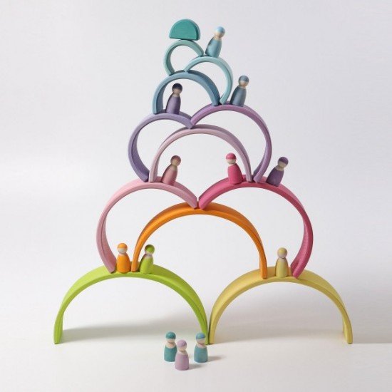 Grimms 12 Piece Tunnel - Pastel 