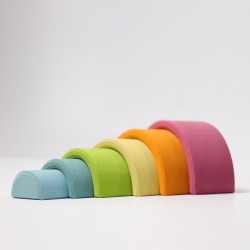 Grimms 6 Piece Tunnel - Pastel 