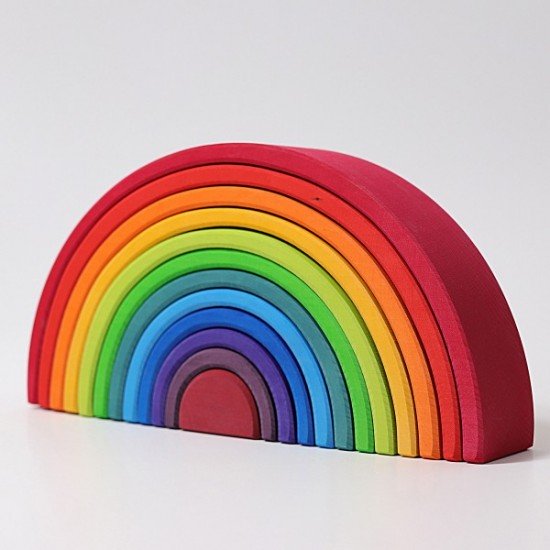 Grimms 12 Piece Tunnel - Rainbow