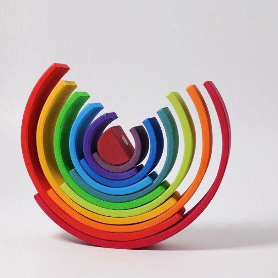 Grimms 12 Piece Tunnel - Rainbow