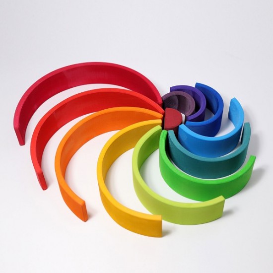 Grimms 12 Piece Tunnel - Rainbow