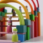Grimms 12 Piece Tunnel - Rainbow