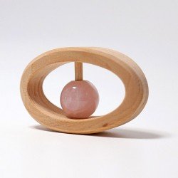 Grimms Rattle - Rose Quartz