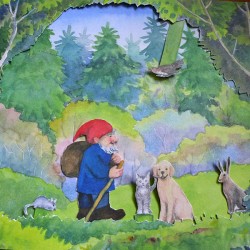 Forest Gnome Paper Play Set