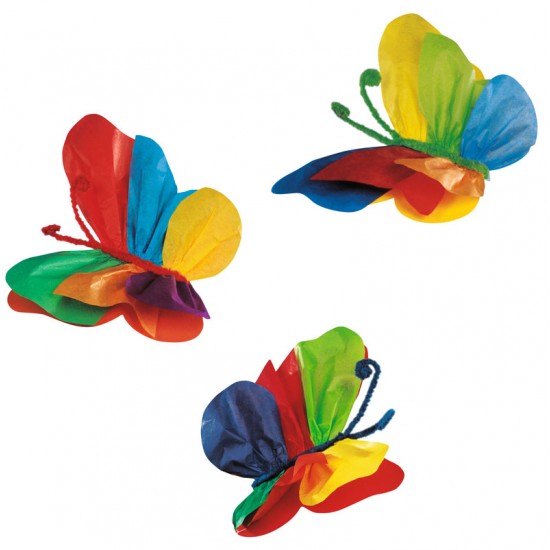 Tissue Paper Rainbow Ombre
