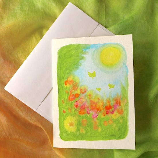 Aquarelle Greeting Card & Envelope 10pcs