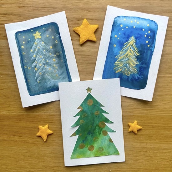 Aquarelle Greeting Card & Envelope 10pcs