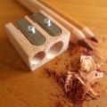 Wooden Pencil Sharpener - Double