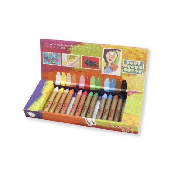 Kitpas Crayons - Ecru Set 12 Colours