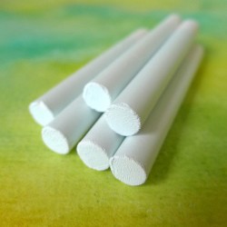 Kitpas Dustless Slim Chalk - White