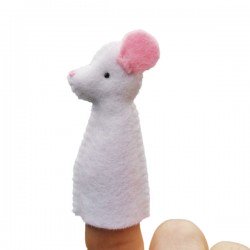Mini Felt Friends Finger Puppet Mouse