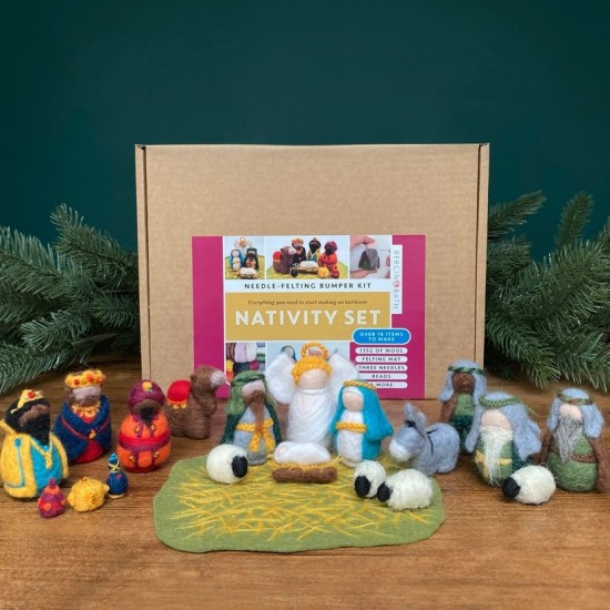 Needle Felting Kit - Nativity Set