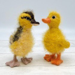 Needle Felting Kit - Fuzzy Ducks