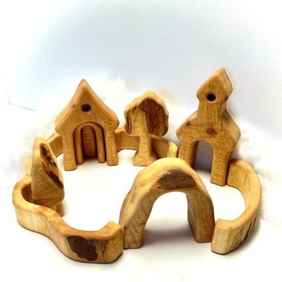 Bikeho Village Play Set - 11 pcs