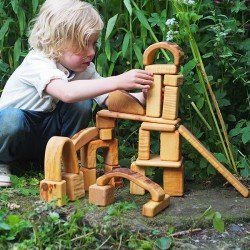 Bikeho Kindergarten Play Blocks - 25 pcs
