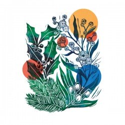 Christmas Card - Winter Plants 