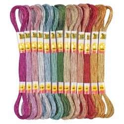 Embroidery Thread Set  Metalic (26pcs)