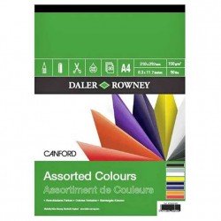 Daler Rowney Canford Assorted Colours Pad