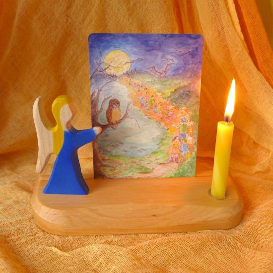 Postcard Holder - Angel Blue