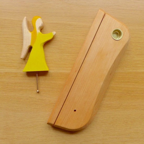Postcard Holder - Angel Yellow