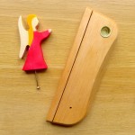 Postcard Holder - Angel Red