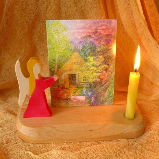 Postcard Holder - Angel Red