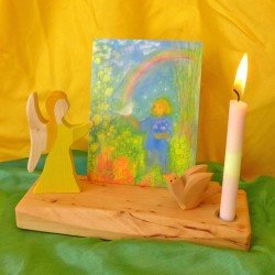Postcard Holder - Angel Yellow
