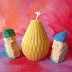 Dipam Beeswax Candle - Diamond Drop