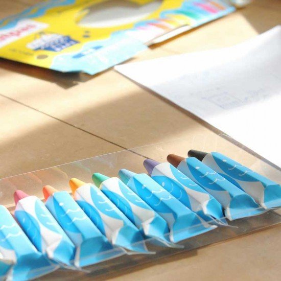 Kitpas Crayons - Bath 10pcs