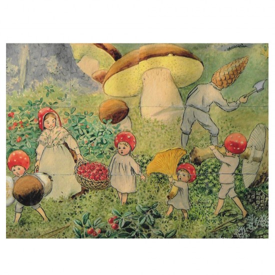 Elsa Beskow Children of the Forest Cube Puzzle