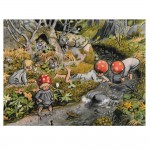 Elsa Beskow Children of the Forest Cube Puzzle
