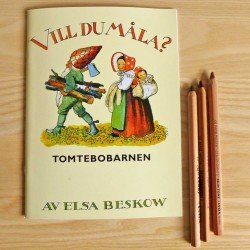 Elsa Beskow Children of the Forest Colouring Book