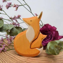 Eric & Albert Snuggling Foxes