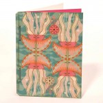 Wooden Greetings Card 3-D - Jelly Fish