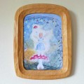 Handcarved Waldorf Wallmounted Frame (A6 portrait)