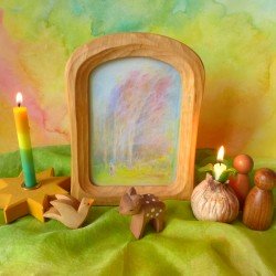 Handcarved Waldorf Standing Frame (a6 portrait)