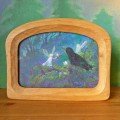 Handcarved Waldorf Standing Frame (a6 landscape)