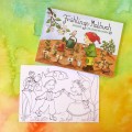 Mini Colouring Book - Spring 